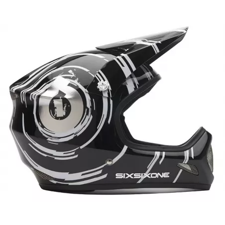 661 - SixSixOne Evo – Full-Face Helmet (nspiral_blkwht) | kasitro.live