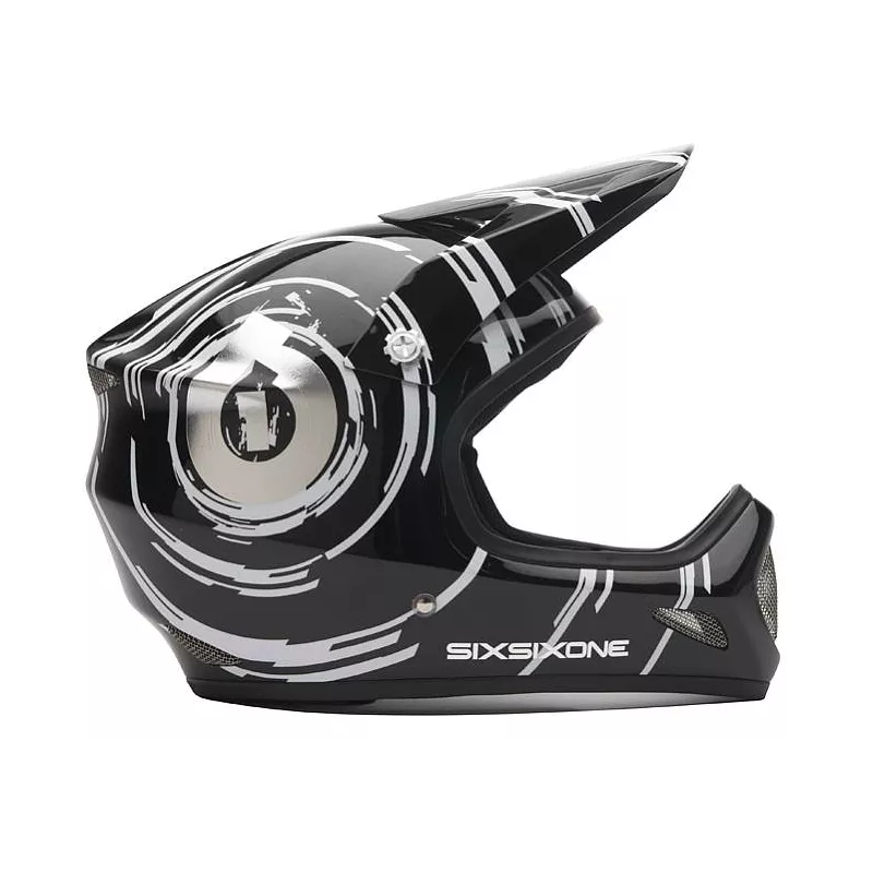 661 - SixSixOne Evo – Full-Face Helmet (nspiral_blkwht) | kasitro.live