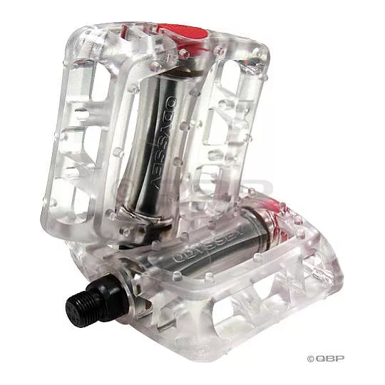 Odyssey BMX Twisted PC Clear – Plastic Pedals | kasitro.live