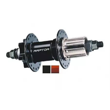 Raptor Bomber MTB-Thru Axle, 32 děr, červený zadní náboj 10 mm