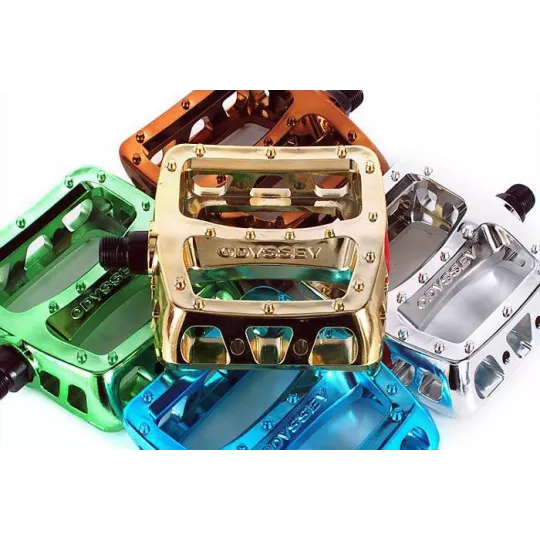 Odyssey BMX Twisted PC LTD – Plastic Pedals (Metallic) | kasitro.live