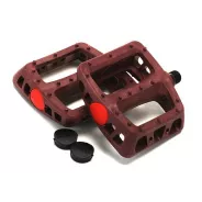 Odyssey BMX Twisted PC LTD – Plastic Pedals (Pomegranate) | kasitro.live