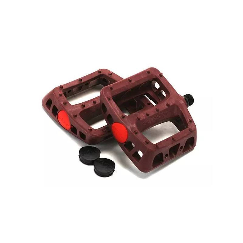 Odyssey BMX Twisted PC LTD – Plastic Pedals (Pomegranate) | kasitro.live