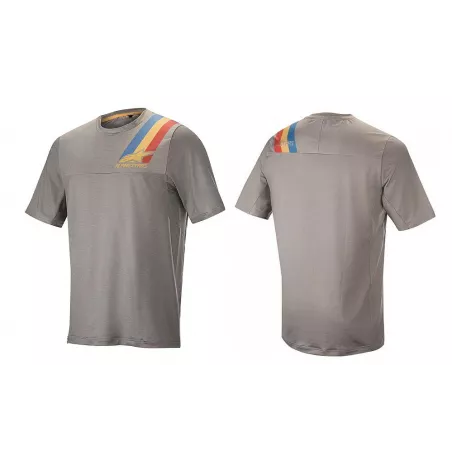 Alpinestars ALPS 4.0 – Cycling Jersey (MelGrayBlueRed, Short Sleeve) | kasitro.live