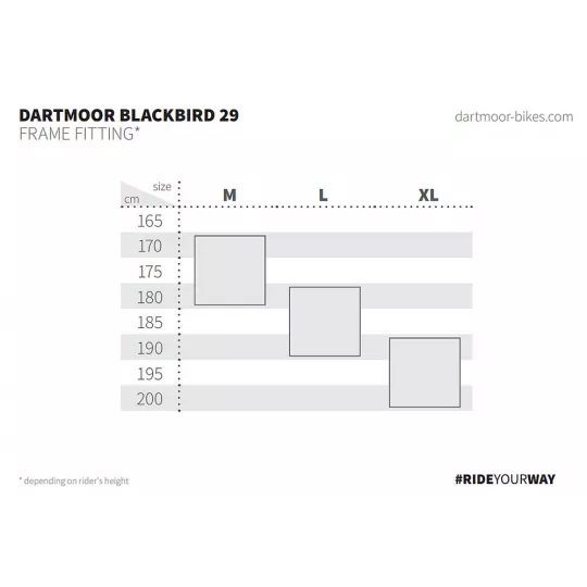 Dartmoor Blackbird 29 frame BlackG (without shock) | kasitro.live