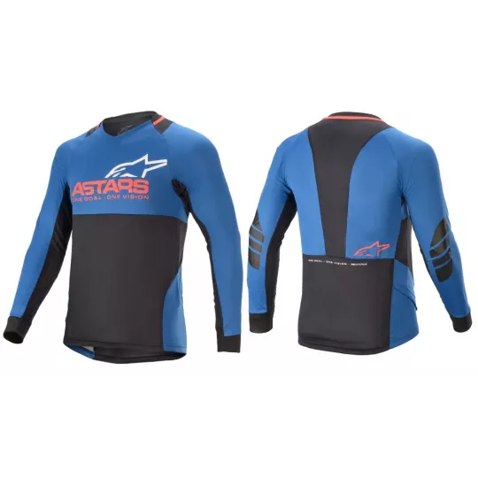 Alpinestars Drop 8.0 dres Mid Blue/Bright Red (8LS_MidBlBrghR) | kasitro.live