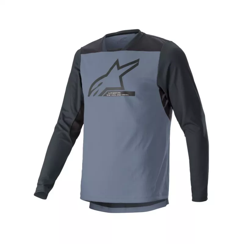 Alpinestars Drop 6.0 v2 – Cycling Jersey (op6LS_v2_GrBlk) | kasitro.live