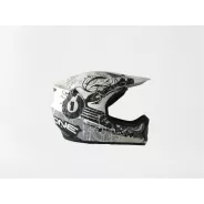 661 - SixSixOne Evo – Full-Face Helmet (distressed_wht) | kasitro.live