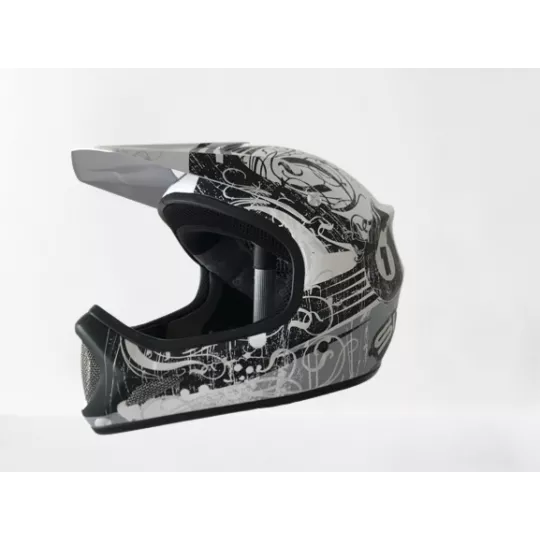 661 - SixSixOne Evo – Full-Face Helmet (distressed_wht) | kasitro.live