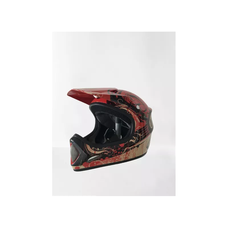 661 Evo (evolution) Distressed helmet - red