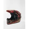 661 Evo (evolution) Distressed helmet - red