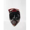 661 Evo (evolution) Distressed helmet - red