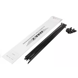 Halo spokes (& nipples) 184 mm black