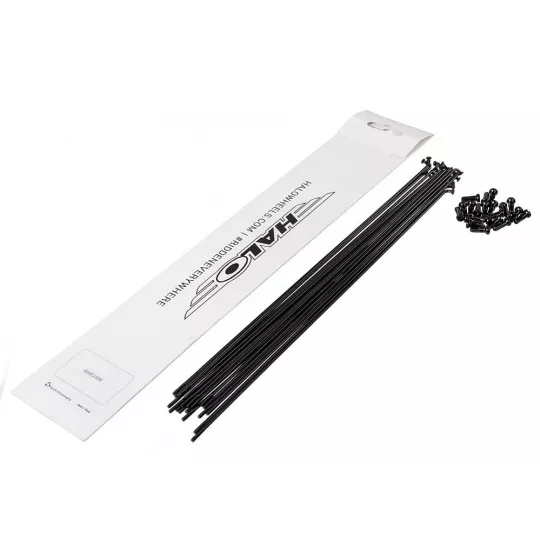 Halo spokes (& nipples) 184 mm black