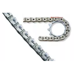 Raptor Gusset Slink OFFSET chain 1/2"x1/8" CP