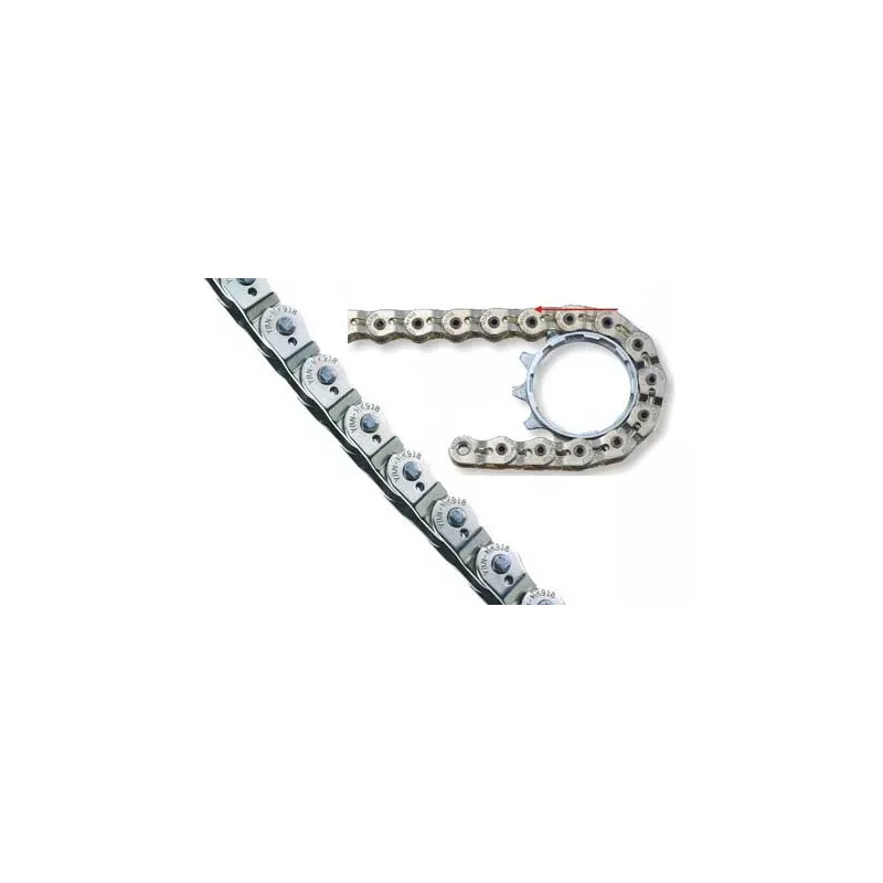 RAPTOR Gusset Slink Offset Chain 1/2"x1/8" CP | kasitro.live