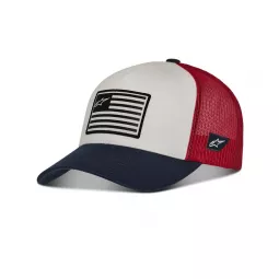 Alpinestars FLAG Snapback hat  White/Navy/Red