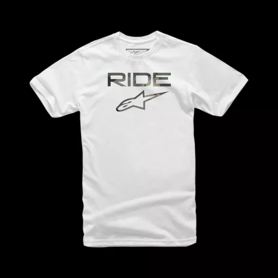 Alpinestars Ride 2.0 – T-Shirt (Bílé) | kasitro.live