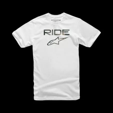 Alpinestars tričko Ride 2.0 - Camo - Bílé | kasitro.live