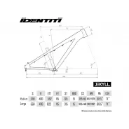 Identiti DR JEKYLL frame Sea Foam Blue - Dirt, Pump, 4X
