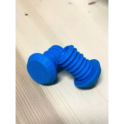 NS bikes Holdfast Bar Ends - koncovky řidítek  - Modré | kasitro.live