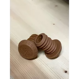 NS Holdfast Bar Ends – Bike Grips (Hnědé) | kasitro.live