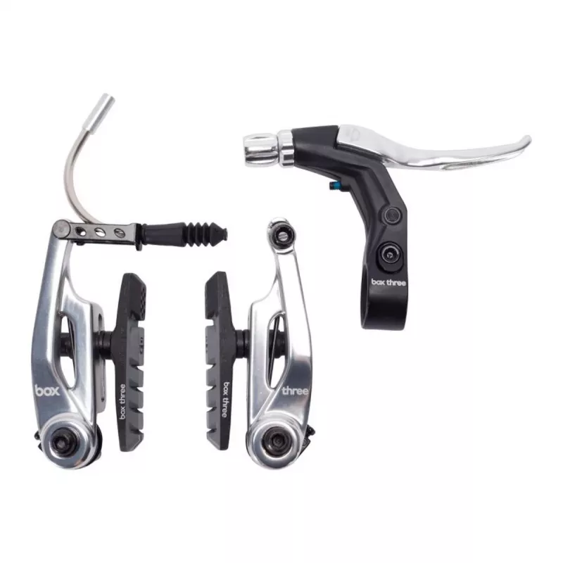 Box Three 85mm Brake set - Silver | kasitro.live