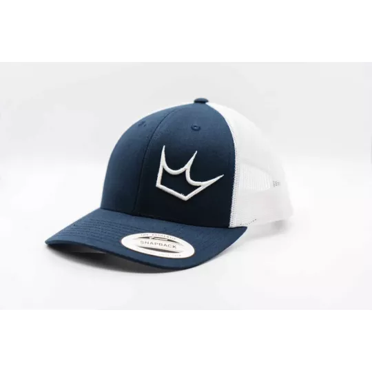 Peaty's Retro Trucker kšiltovka - Navy/white - Unisize