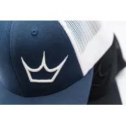 Peaty's Retro Trucker kšiltovka - Navy/white - Unisize