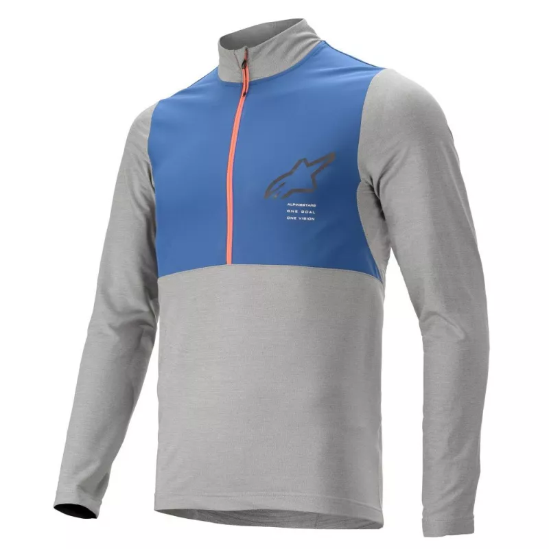 Alpinestars Nevada LS Dres - Melange Gray Mid Blue | kasitro.live
