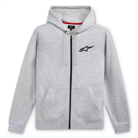 Alpinestars Ageless Chest hoodie - se zipem (šedo) | kasitro.live