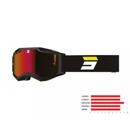 Shot Iris 2.0 Goggles Tech Black Neon Yellow Matt