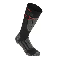 Alpinestars Thermal Crew ponožky - Černé/Červené | kasitro.live