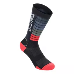 Alpinestars Drop 22 ponožky - Black/Bright Red | kasitro.live