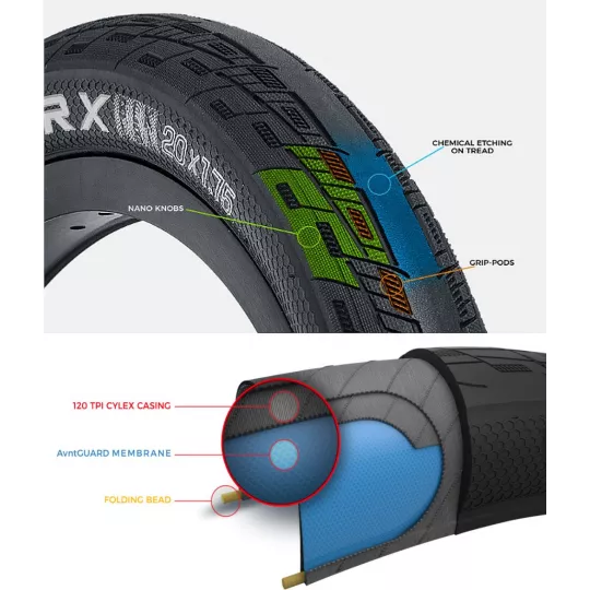 TIOGA Fastr X Black – Bike Tire (1.6") | kasitro.live