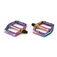 NS Bikes Radiance pedals Rainbow Oil slick (Petrol chrome) Ltd