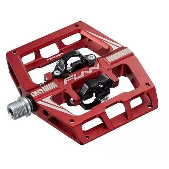 Funn Mamba Double side – Bike Pedals (červené) | kasitro.live