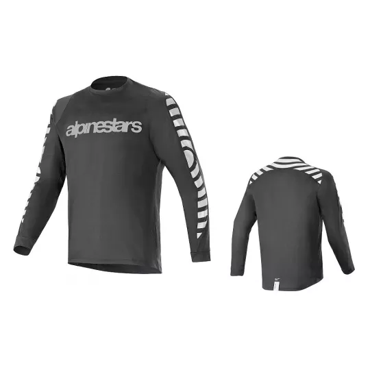 Alpinestars A-Dura DRI Oscar L/S Jersey dres -Black reflective | kasitro.live