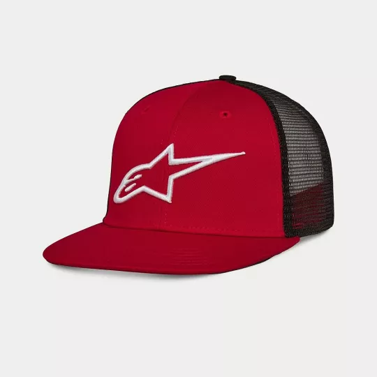 Alpinestars Corp Trucker kšiltovka Red/Black | kasitro.live
