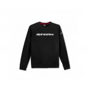 Alpinestars Linear crew Fleece mikina Černo/bíla