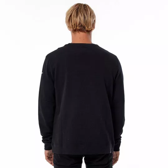 Alpinestars Linear crew Fleece mikina Černo/bíla