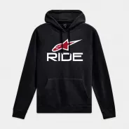 Alpinestars Ride 4.0 hoodie s kapucí black white red | kasitro.live