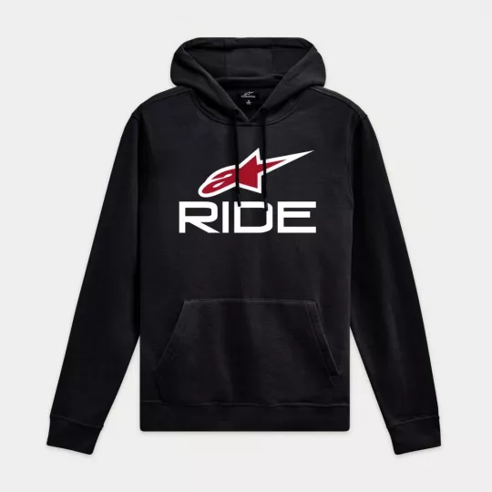 Alpinestars Ride 4.0 hoodie s kapucí black white red | kasitro.live