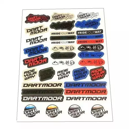 Dartmoor Sticker sheet – Bike Stickers (V2) | kasitro.live