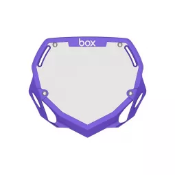 Box Two Number Plate LARGE - Purple
