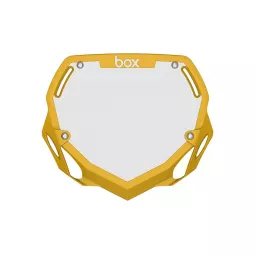 Box Two Number Plate LARGE - Yellow