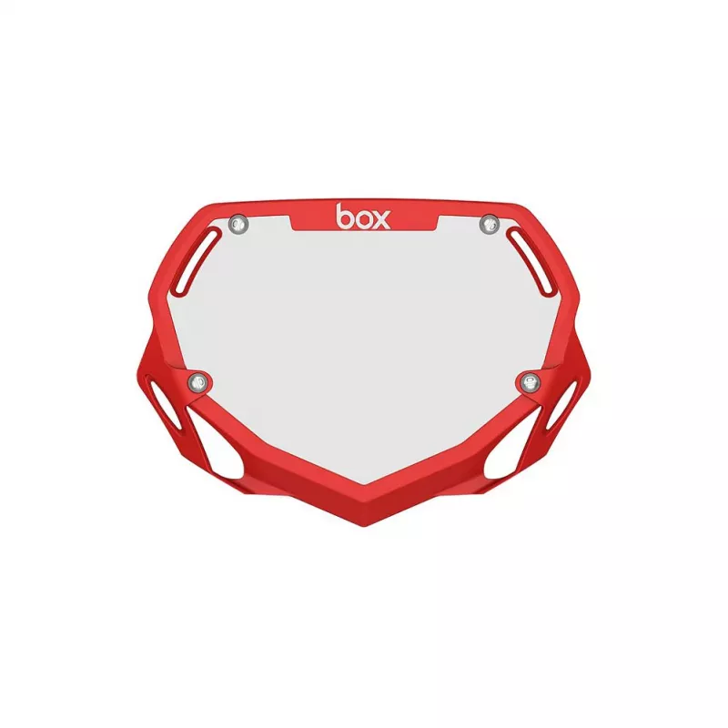 Box Two Number Plate SMALL tabulka - Red | kasitro.live