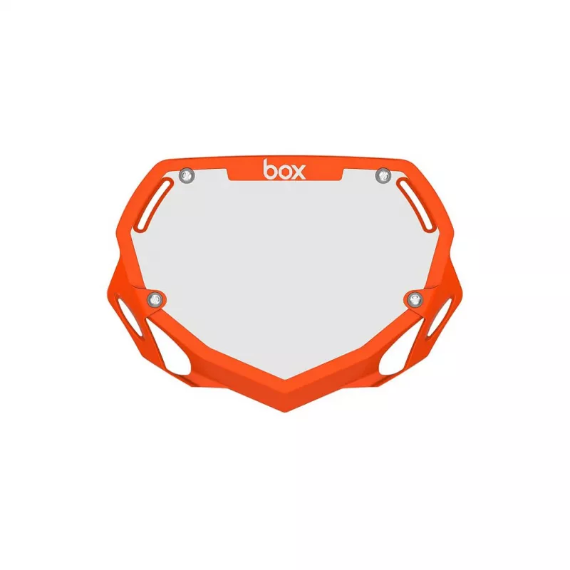 Box Two Number Plate SMALL - Orange