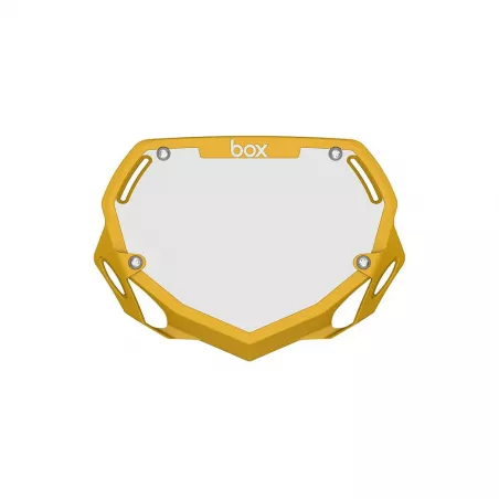 Box Two Number Plate SMALL tabulka - Yellow | kasitro.live
