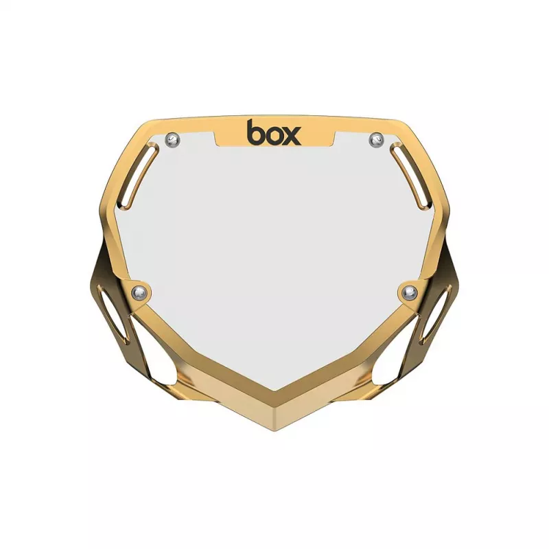 Box Two Number Plate LARGE tabulka na číslo (Gold) | kasitro.live